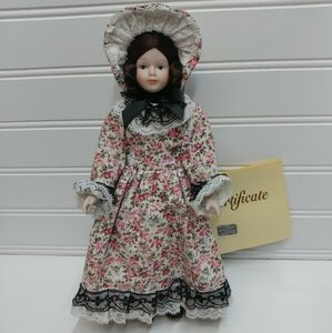 Schneider Porcelain 11"Doll w/Certificate Austria ALT-WIEN Original Handmade Vtg